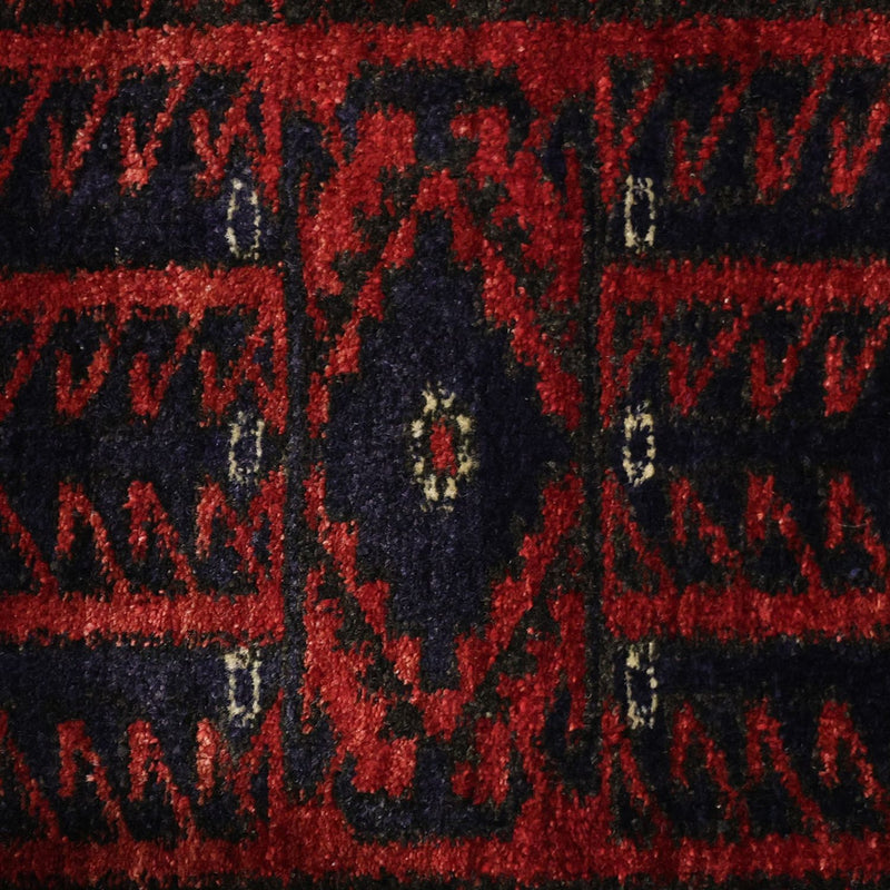 Loper Baluch tapijt - 188 x 99 cm - donkerrood