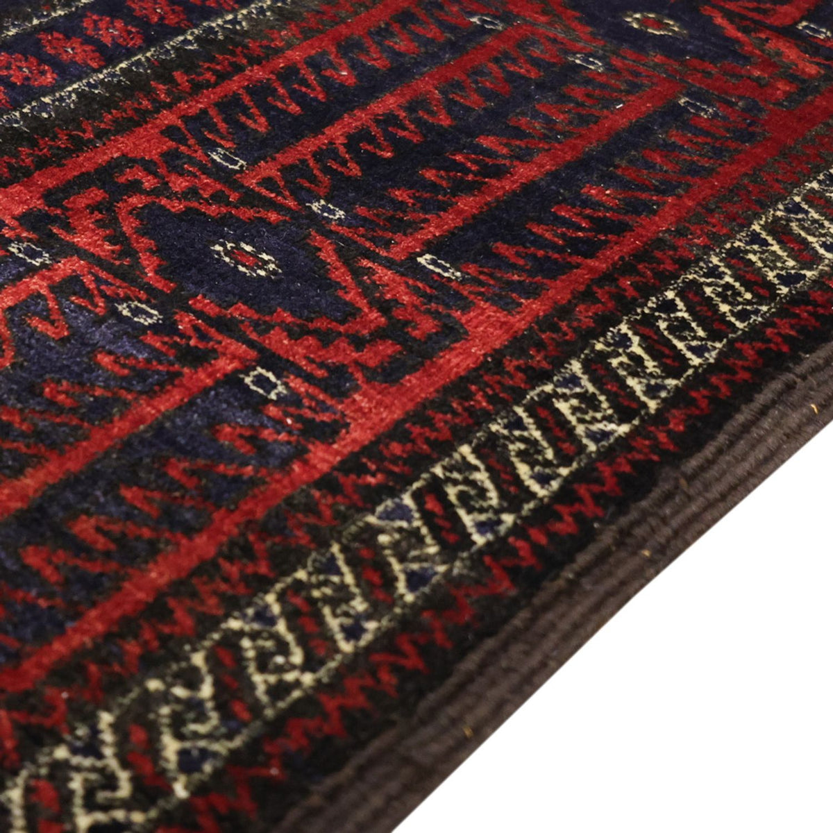 Loper Baluch tapijt - 188 x 99 cm - donkerrood