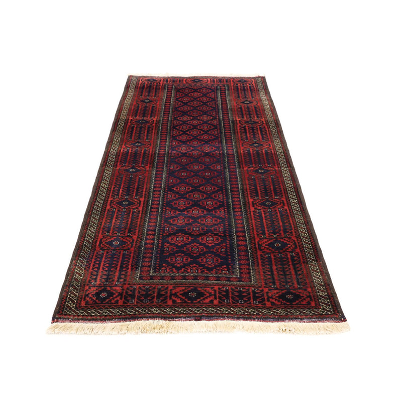 Loper Baluch tapijt - 188 x 99 cm - donkerrood