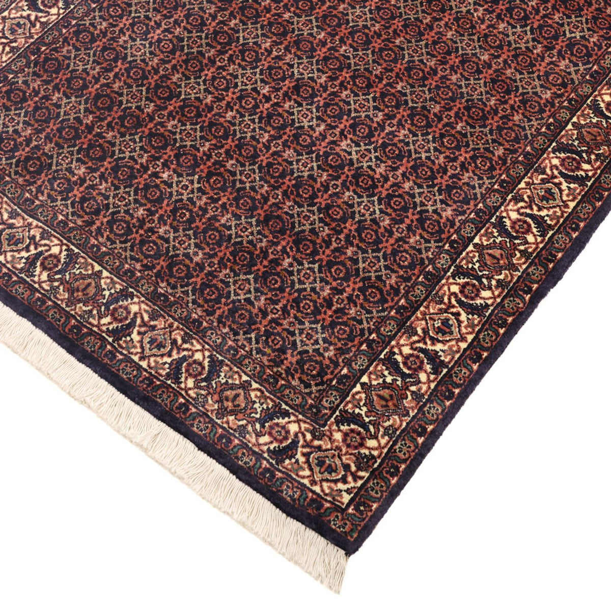 Perzisch tapijt - Bijar - 143 x 85 cm - roest