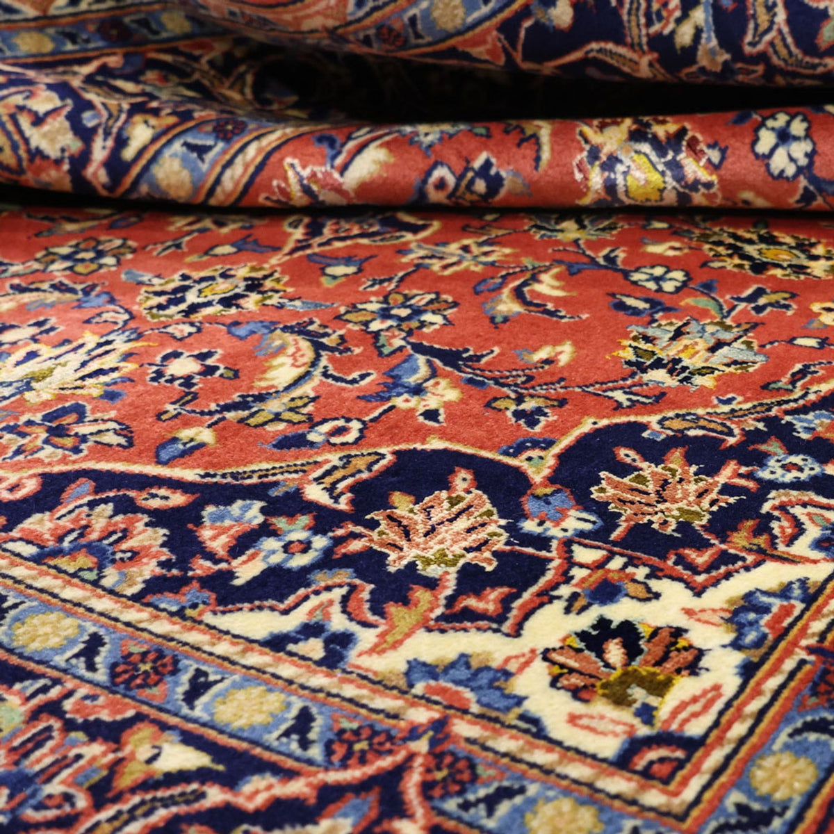 Perzisch tapijt - Keshan - 160 x 112 cm - licht rood