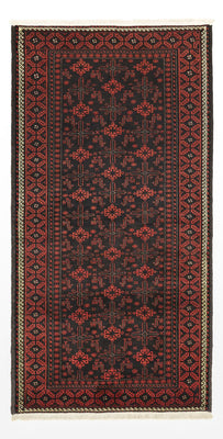 Loper Baluch tapijt - 204 x 102 cm - donkerrood