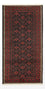 Loper Baluch tapijt - 204 x 102 cm - donkerrood