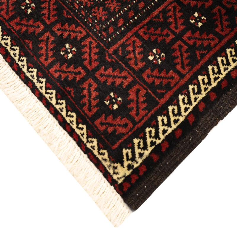 Loper Baluch tapijt - 204 x 102 cm - donkerrood