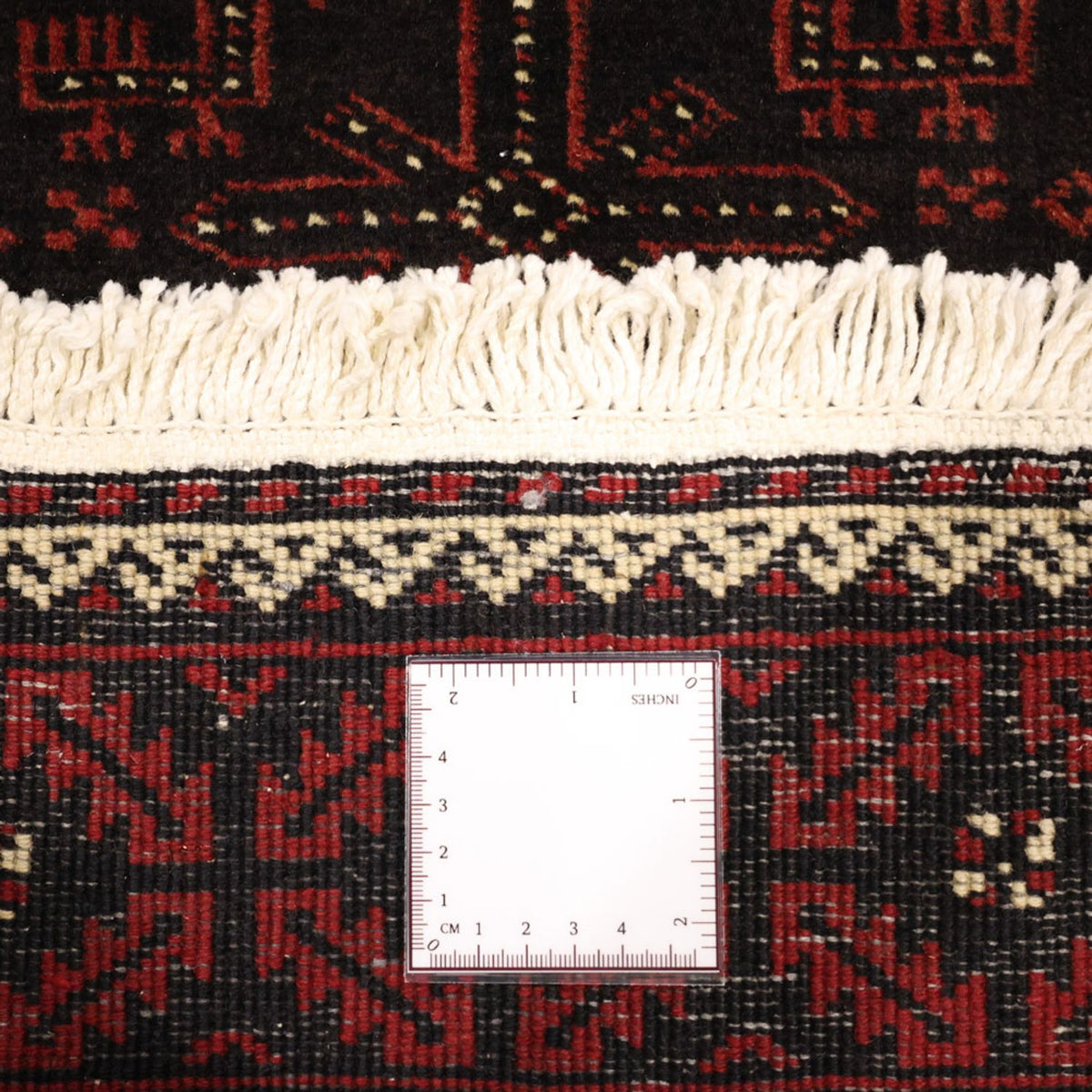 Loper Baluch tapijt - 204 x 102 cm - donkerrood