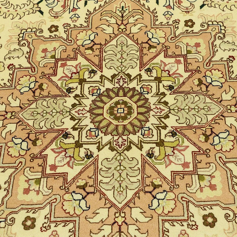 Perzisch tapijt - Tabriz - Koninklijke - 203 x 147 cm - beige