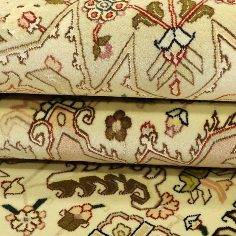 Perzisch tapijt - Tabriz - Koninklijke - 203 x 147 cm - beige