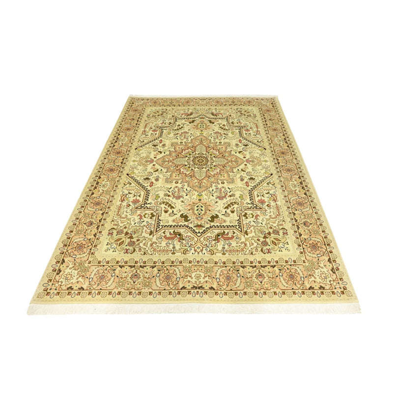 Perzisch tapijt - Tabriz - Koninklijke - 203 x 147 cm - beige
