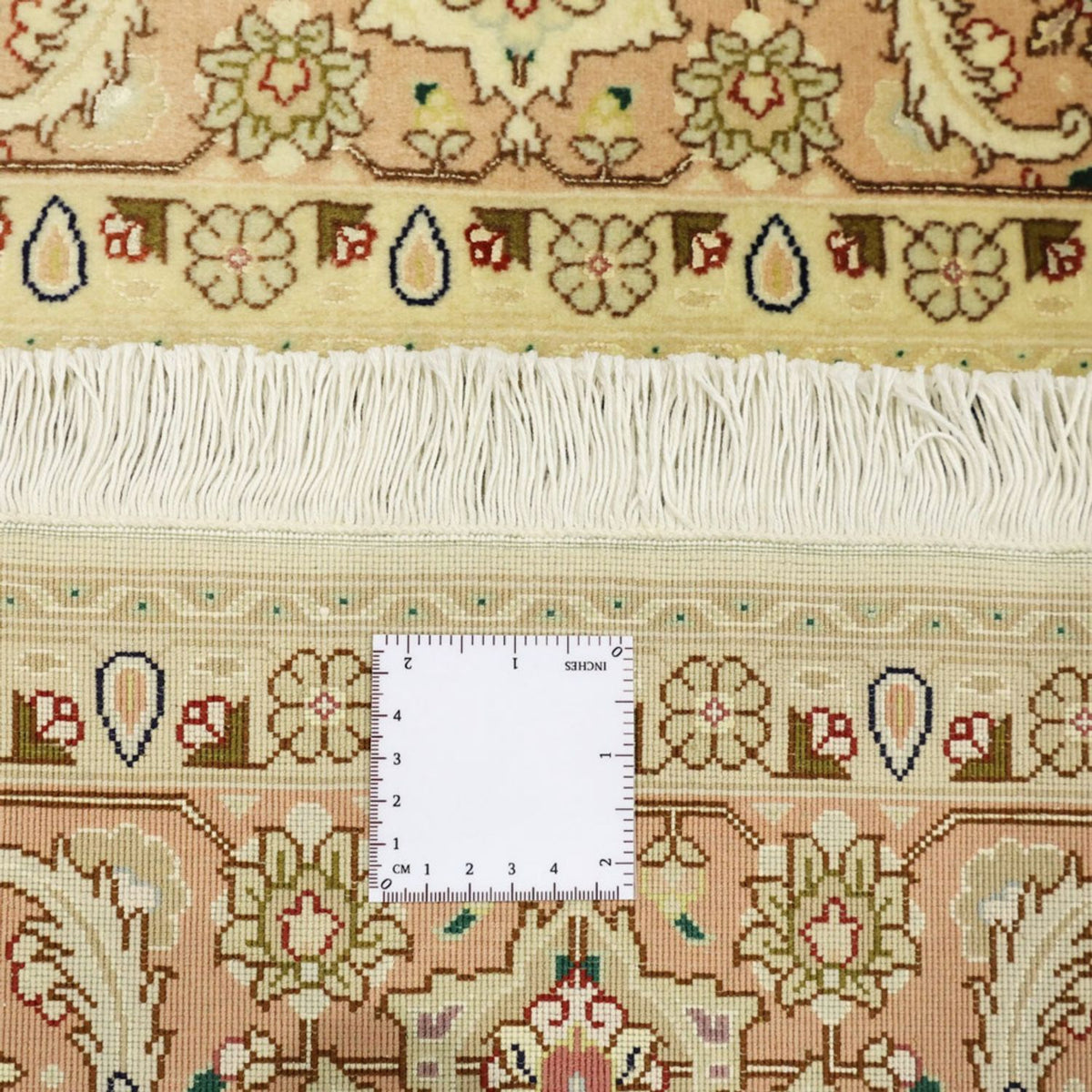 Perzisch tapijt - Tabriz - Koninklijke - 203 x 147 cm - beige