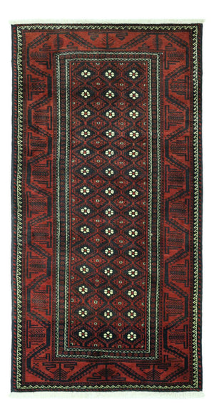 Loper Baluch tapijt - 198 x 103 cm - donkerrood