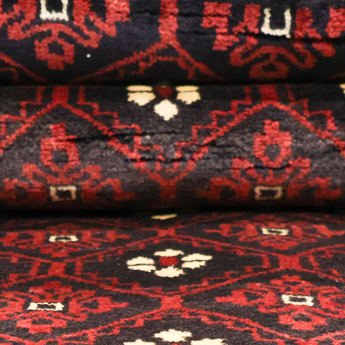 Loper Baluch tapijt - 198 x 103 cm - donkerrood