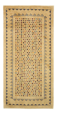 Gabbeh Tapijt - Loribaft Perzisch - 164 x 79 cm - goud