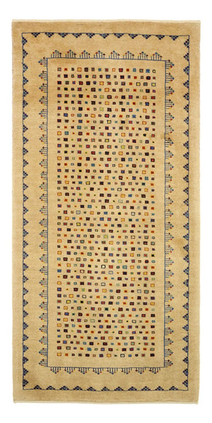 Gabbeh Tapijt - Loribaft Perzisch - 164 x 79 cm - goud