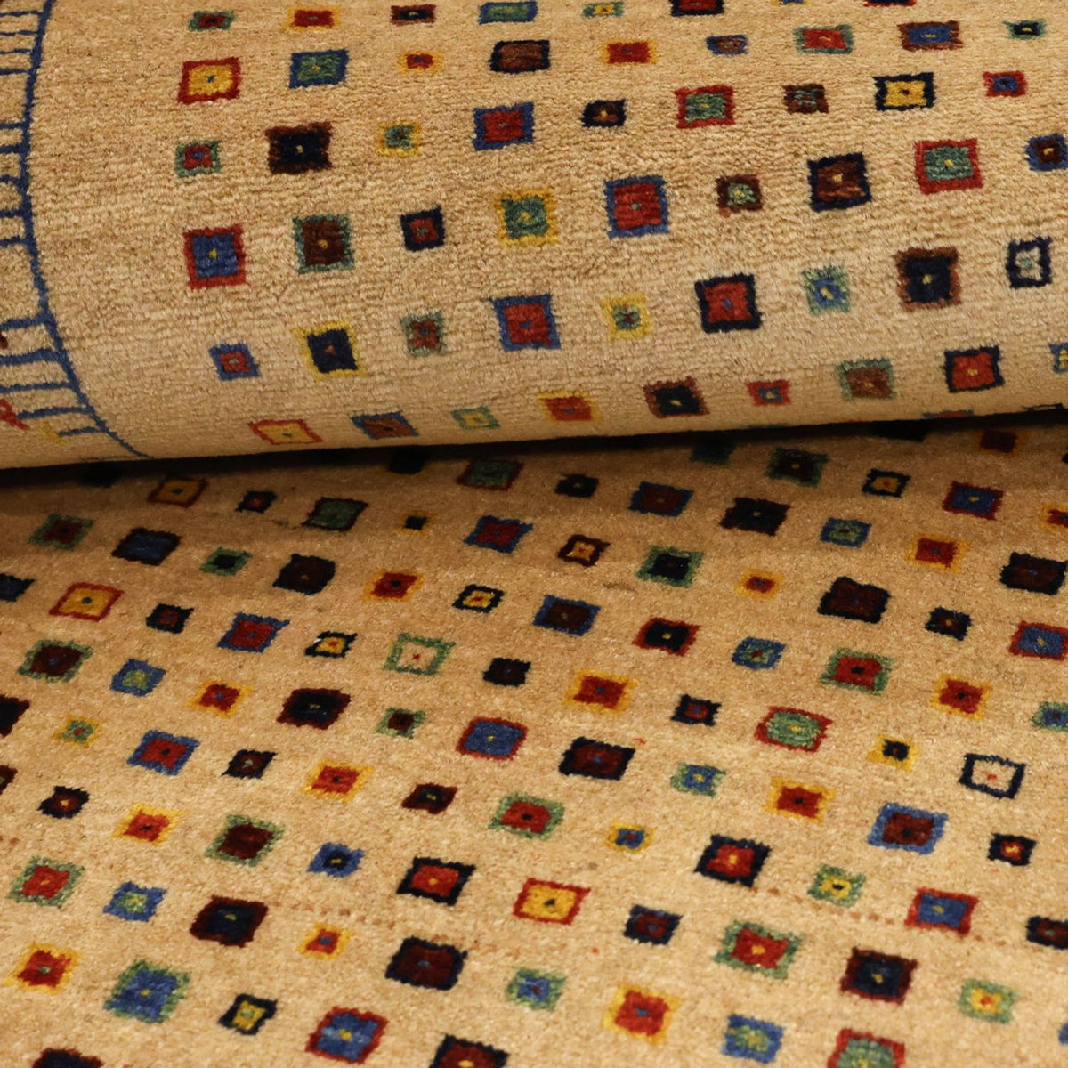 Gabbeh Tapijt - Loribaft Perzisch - 164 x 79 cm - goud