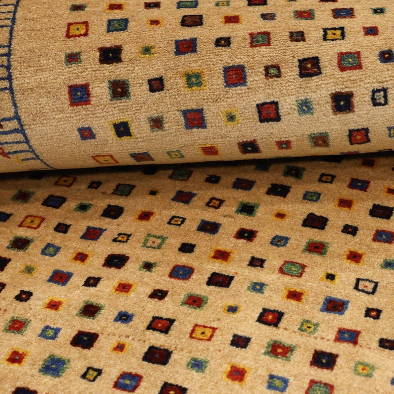 Gabbeh Tapijt - Loribaft Perzisch - 164 x 79 cm - goud