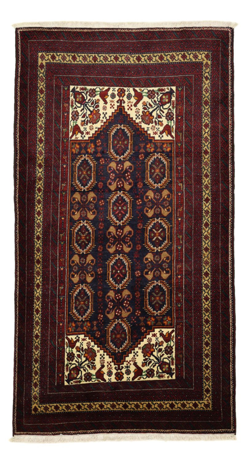 Baluch tapijt - 210 x 115 cm - donkerrood
