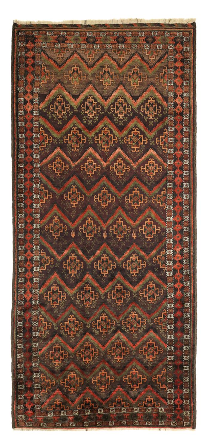 Loper Baluch tapijt - 294 x 141 cm - donker beige