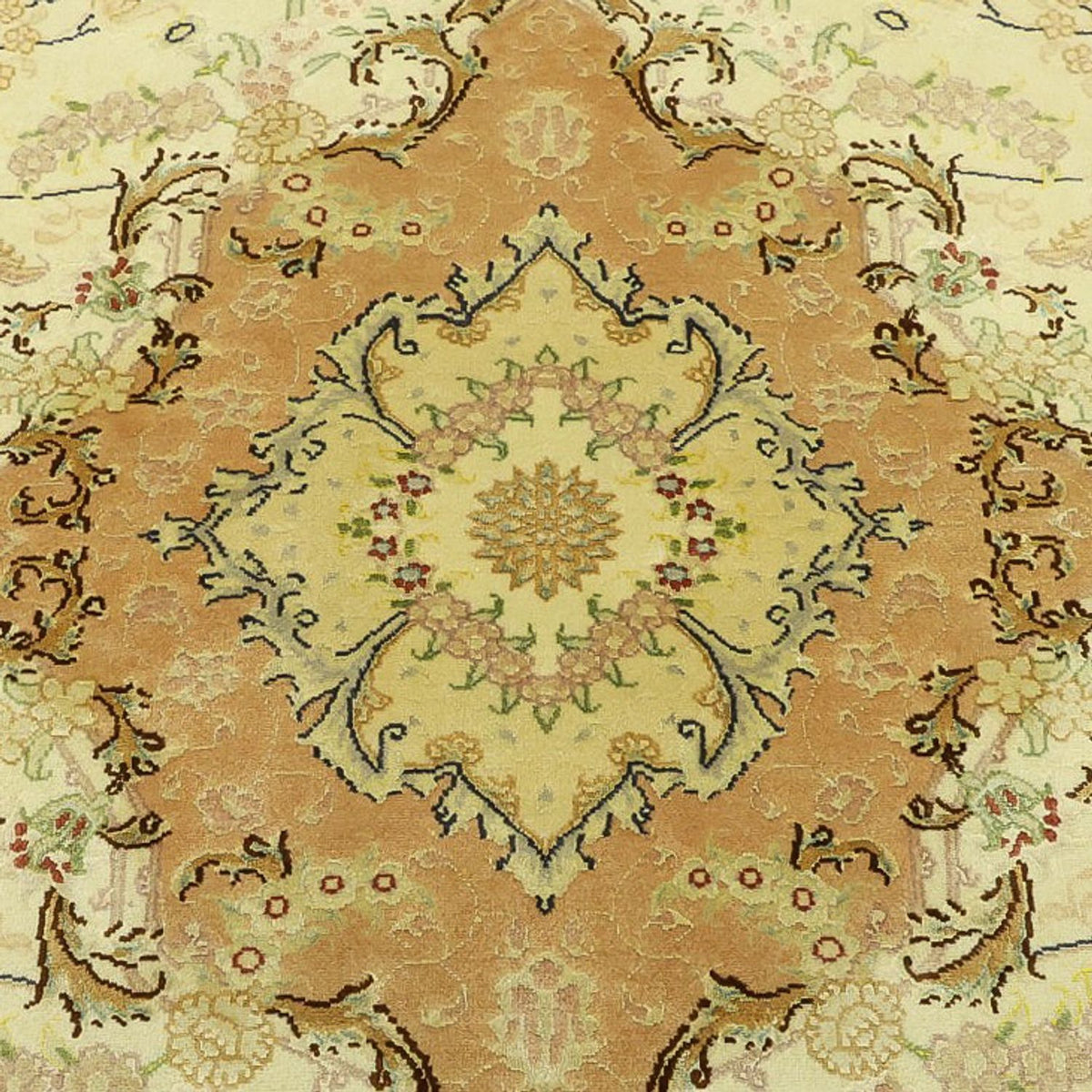 Perzisch tapijt - Tabriz - Royal - 208 x 149 cm - beige