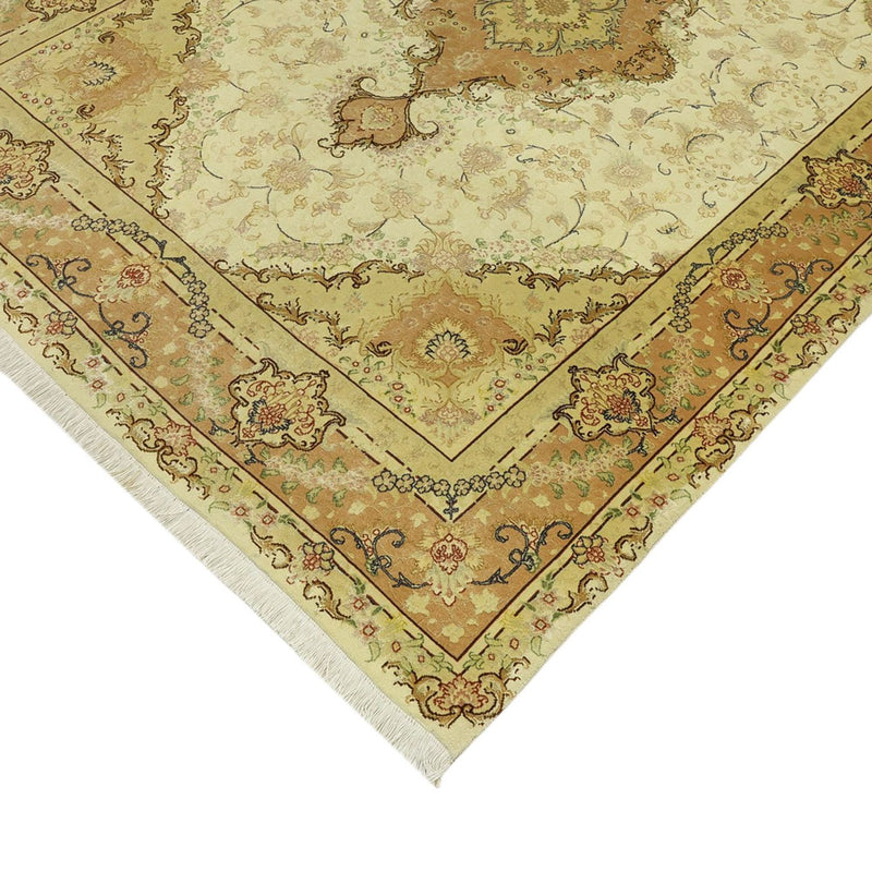 Perzisch tapijt - Tabriz - Royal - 208 x 149 cm - beige