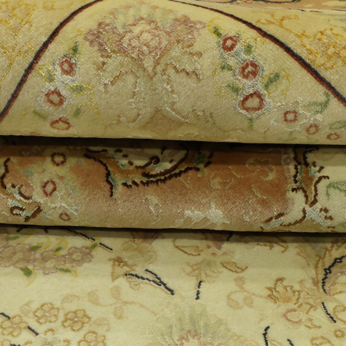 Perzisch tapijt - Tabriz - Royal - 208 x 149 cm - beige