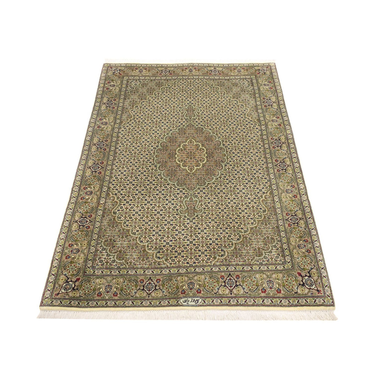 Perzisch tapijt - Tabriz - Royal - 148 x 105 cm - zand