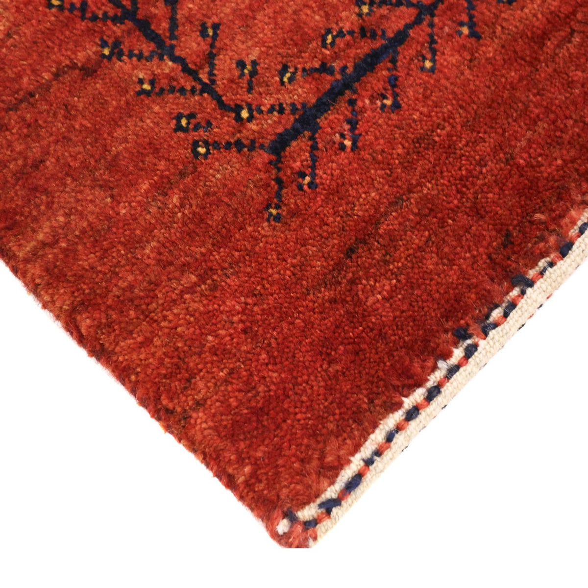 Gabbeh Tapijt - Loribaft Perzisch - 115 x 82 cm - donkerrood