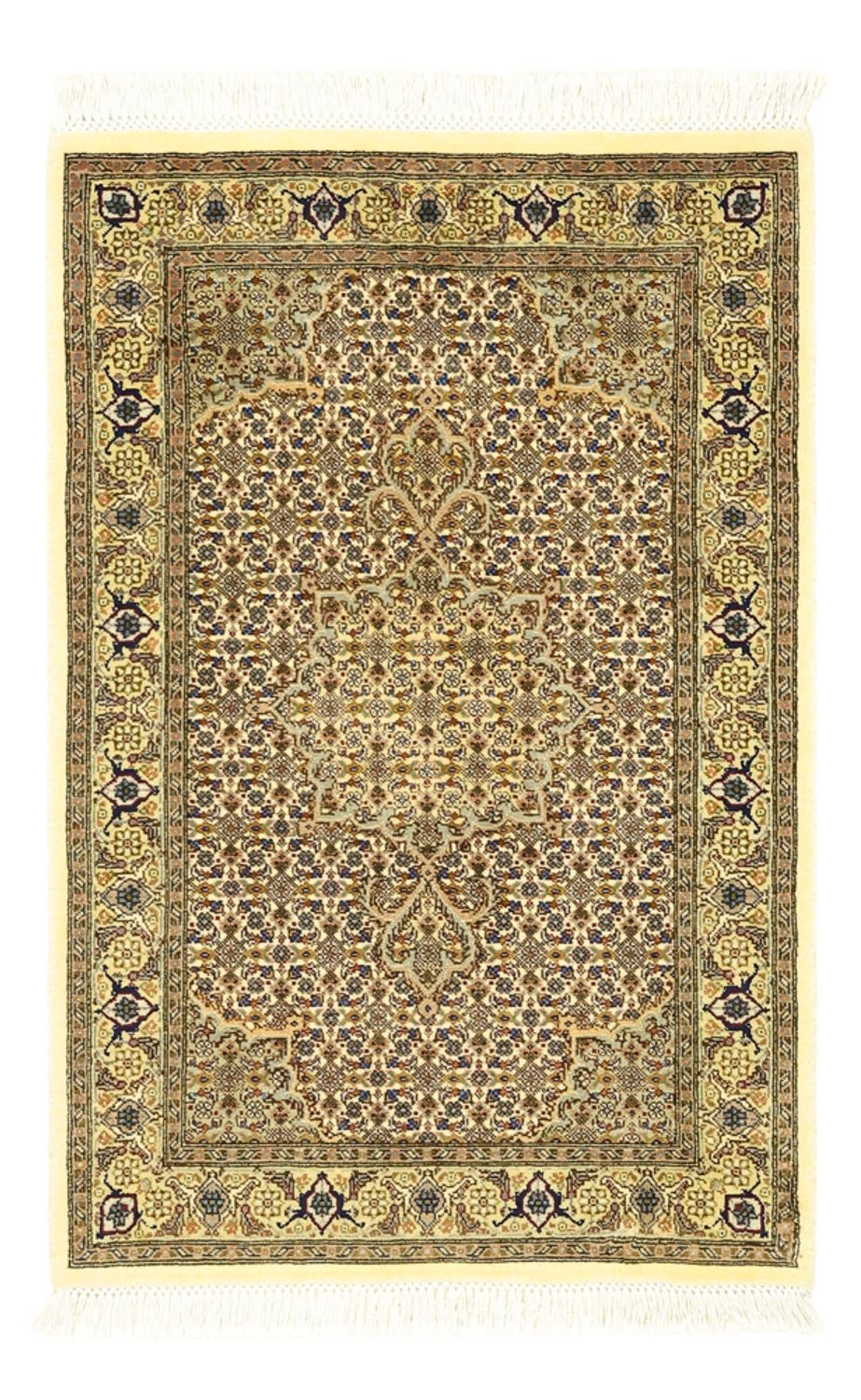 Perzisch tapijt - Tabriz - Royal - 92 x 60 cm - olijfgroen