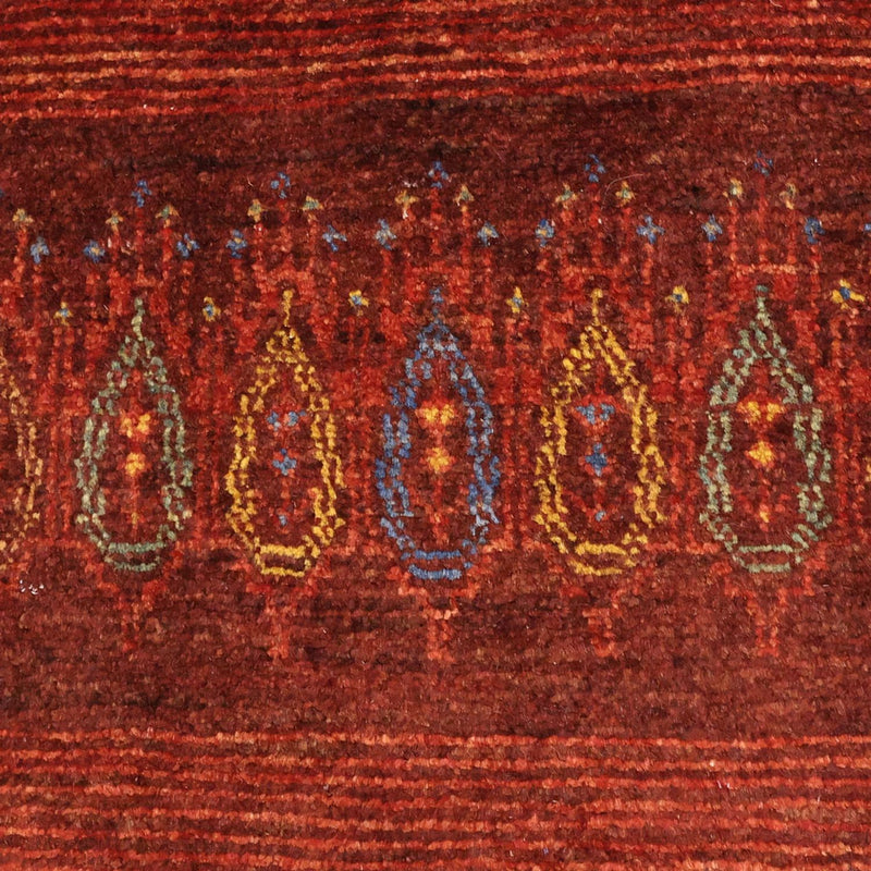 Gabbeh Tapijt - Kashkuli Perzisch - 131 x 82 cm - donkerrood