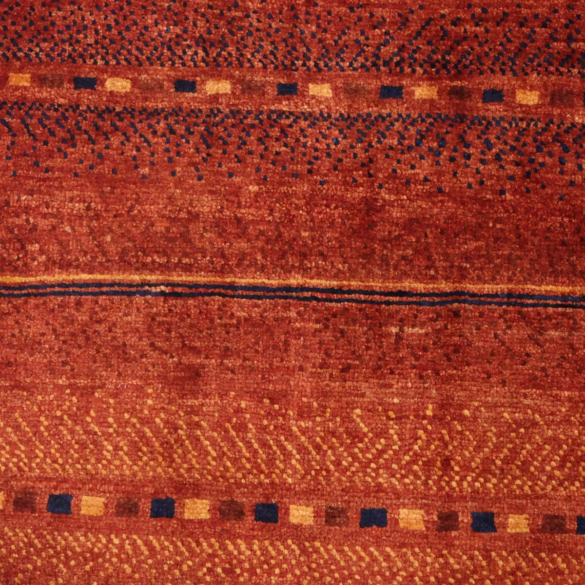 Gabbeh Tapijt - Kashkuli Perzisch - 103 x 79 cm - donkerrood