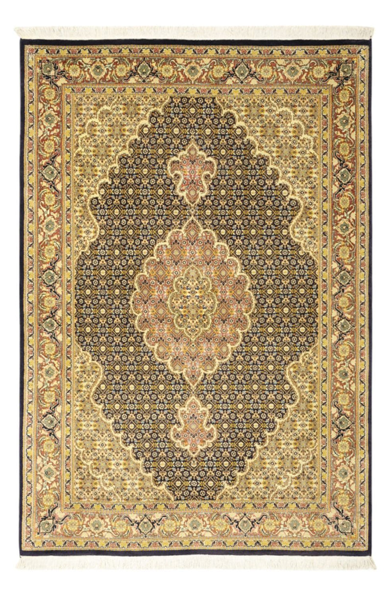Perzisch tapijt - Tabriz - Royal - 148 x 100 cm - donkerblauw