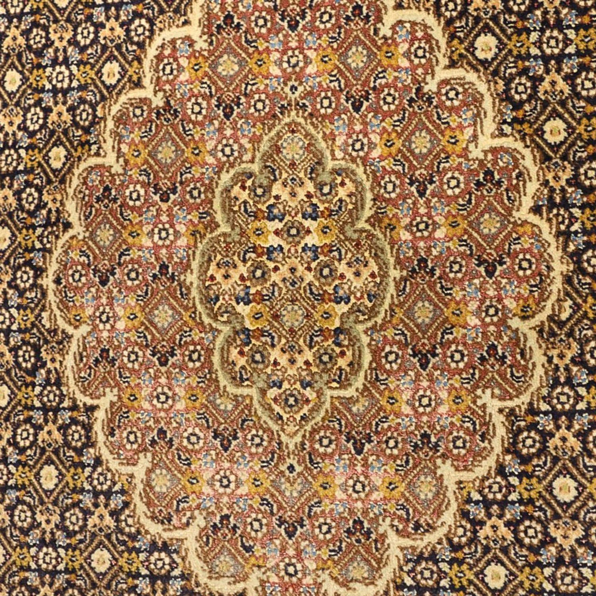 Perzisch tapijt - Tabriz - Royal - 148 x 100 cm - donkerblauw