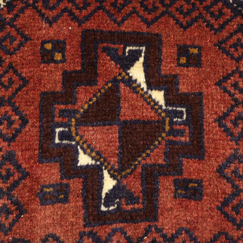 Loper Baluch tapijt - 198 x 98 cm - donkerrood