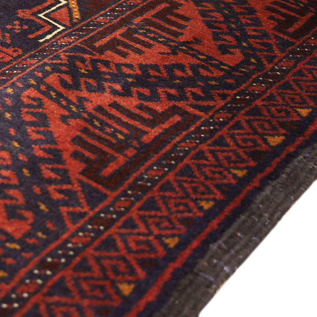 Loper Baluch tapijt - 198 x 98 cm - donkerrood