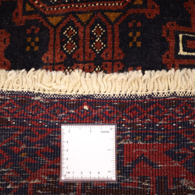 Loper Baluch tapijt - 198 x 98 cm - donkerrood