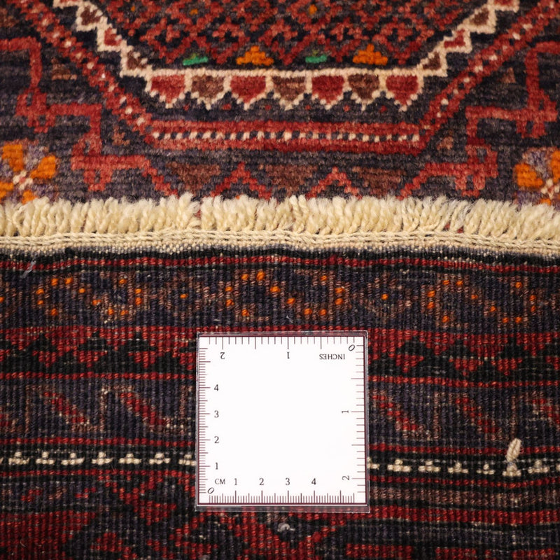 Loper Baluch tapijt - 194 x 98 cm - donkerrood
