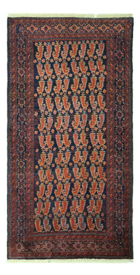 Loper Baluch tapijt - 194 x 100 cm - donkerrood
