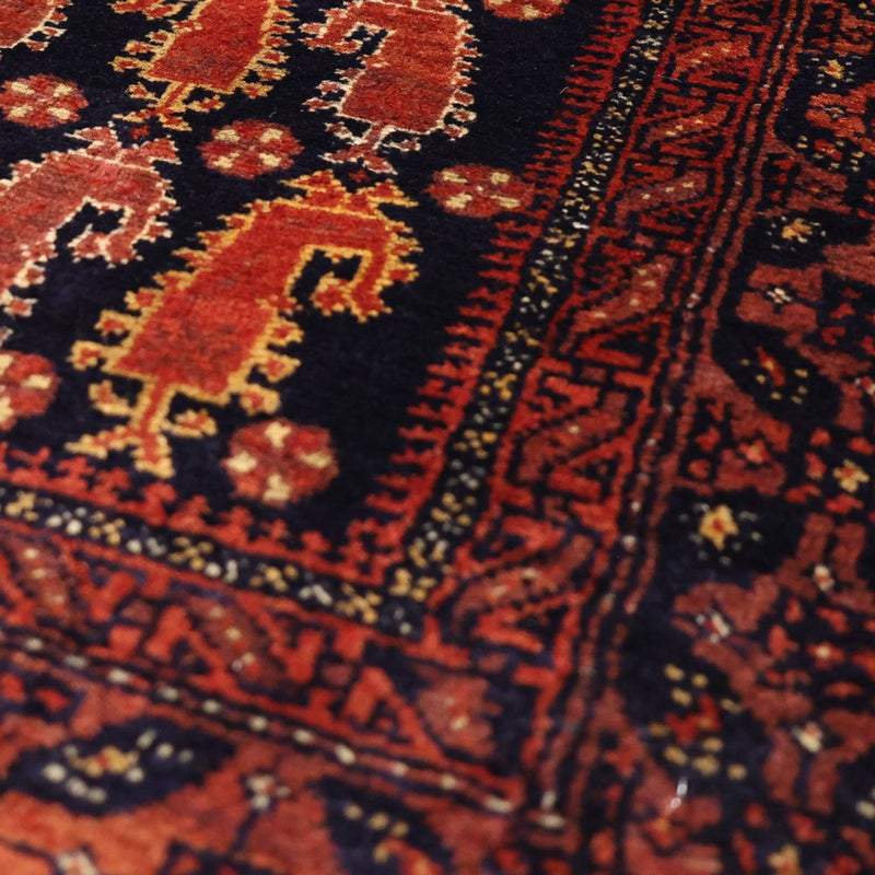 Loper Baluch tapijt - 194 x 100 cm - donkerrood