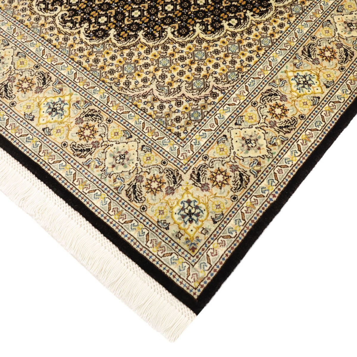 Perzisch tapijt - Tabriz - Royal - 148 x 100 cm - olijfgroen