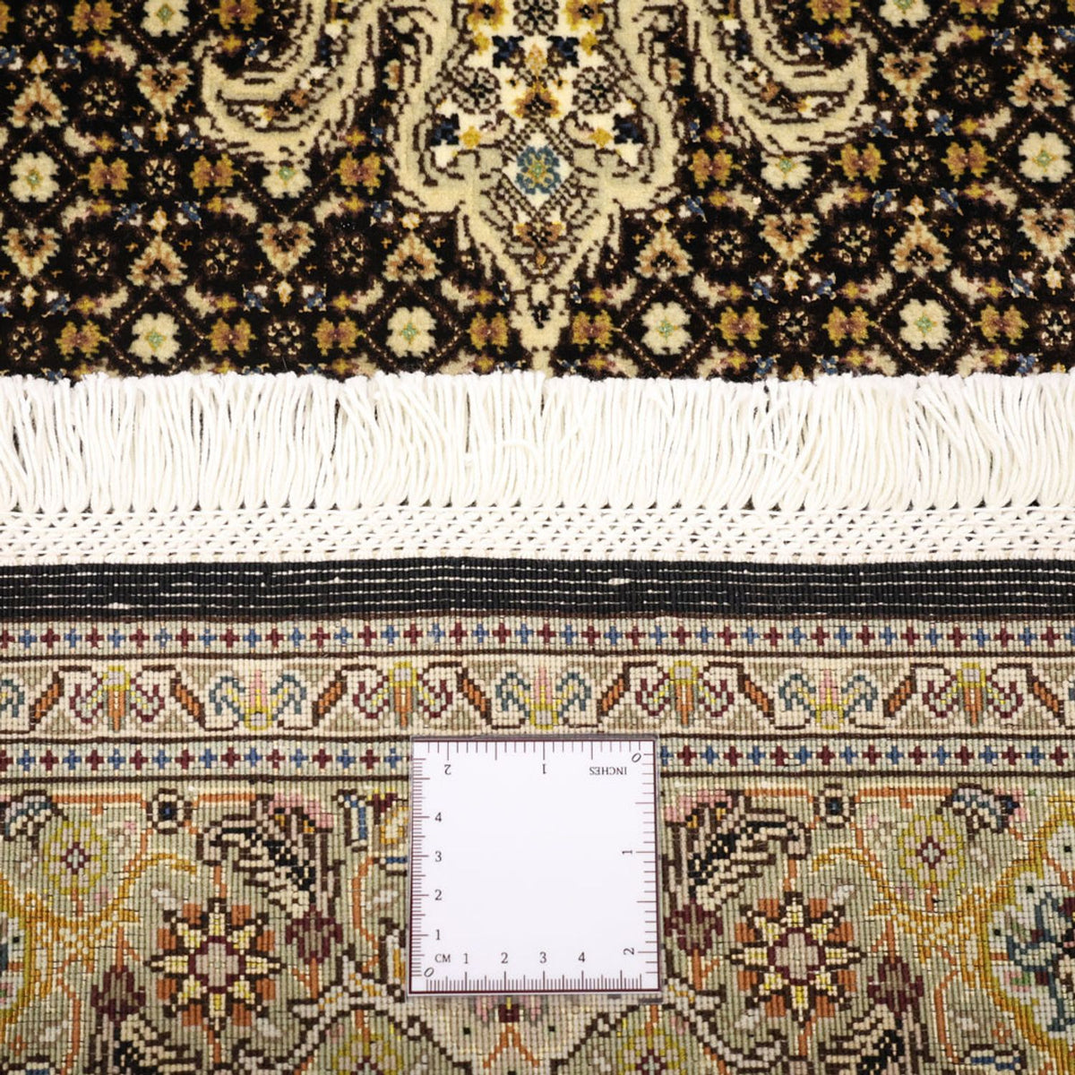 Perzisch tapijt - Tabriz - Royal - 148 x 100 cm - olijfgroen