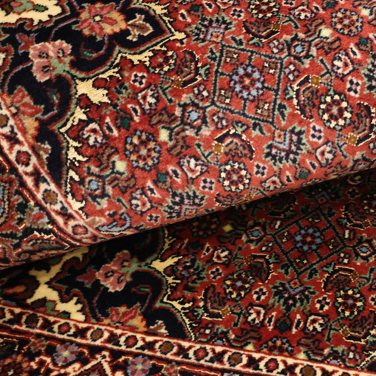 Perzisch tapijt - Bijar - 137 x 69 cm - roest