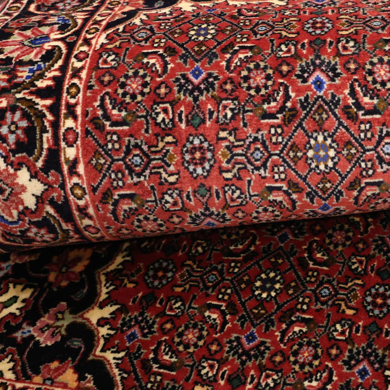 Perzisch tapijt - Bijar - 144 x 73 cm - donkerrood