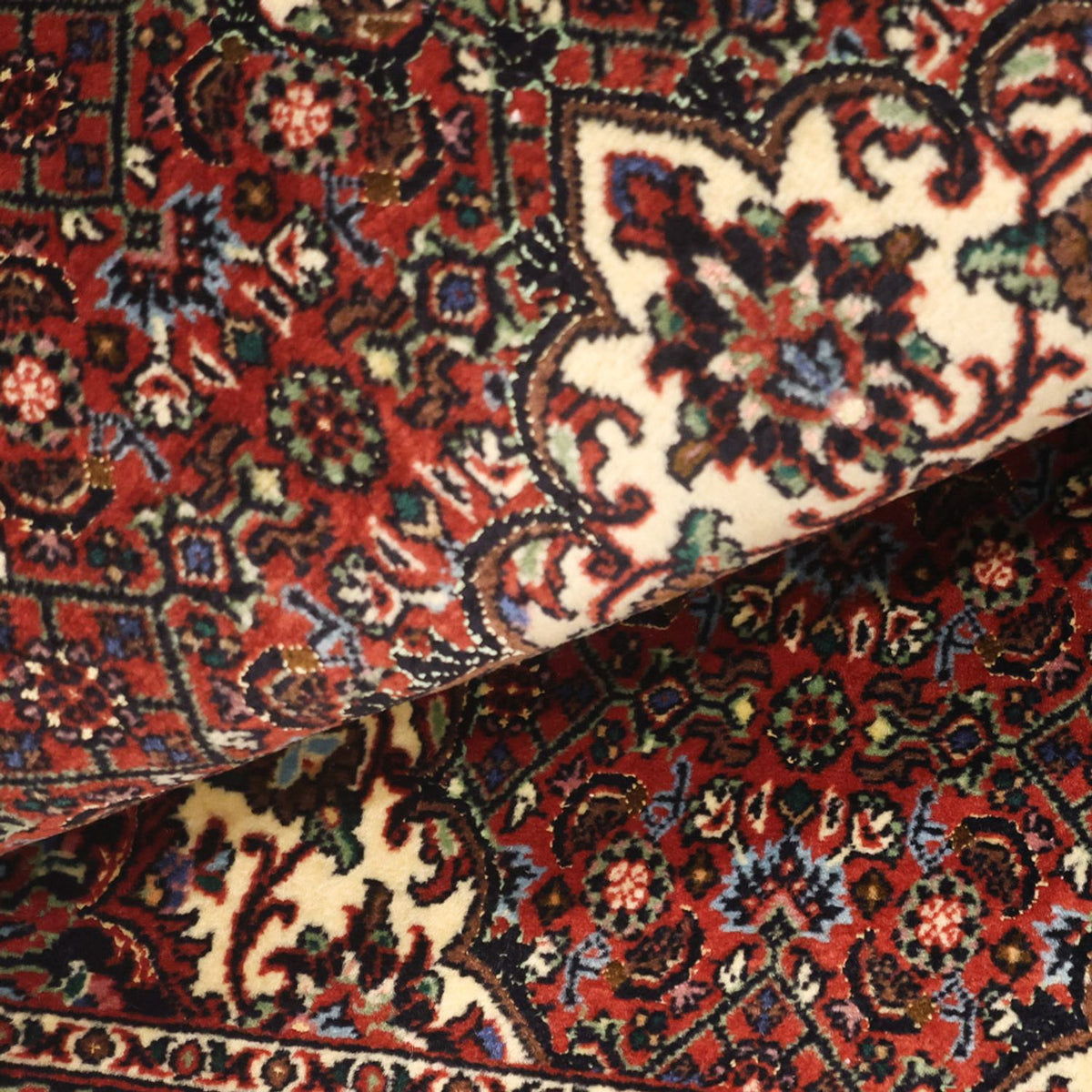 Perzisch tapijt - Bijar - Koninklijke - 147 x 72 cm - donkerrood