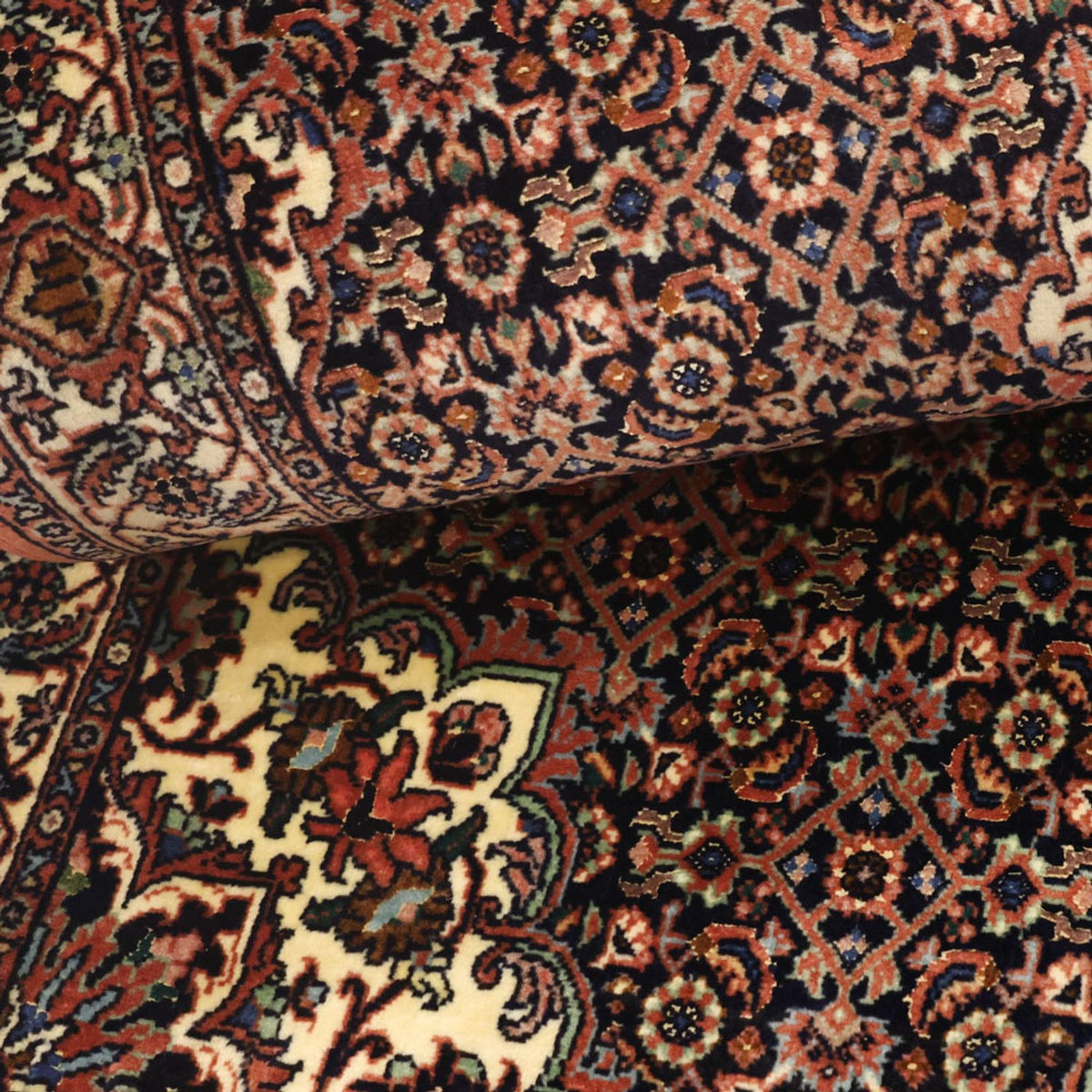 Perzisch tapijt - Bijar - Koninklijke - 149 x 69 cm - donkerrood