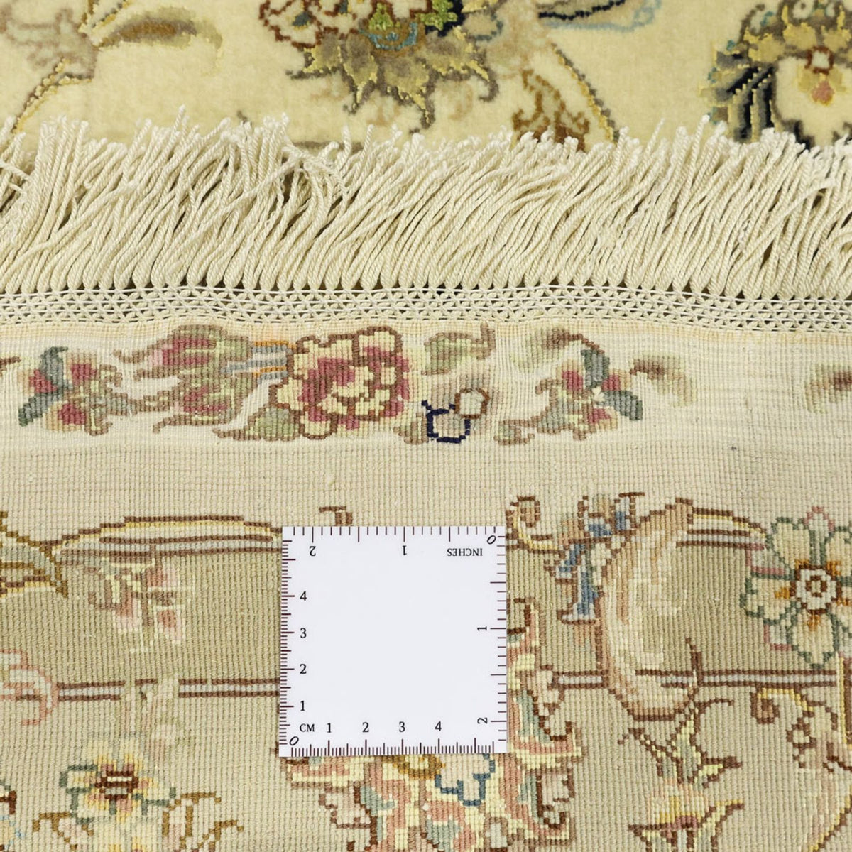 Perzisch tapijt - Tabriz - Premium - Zijden halsketting - 206 x 145 cm - beige