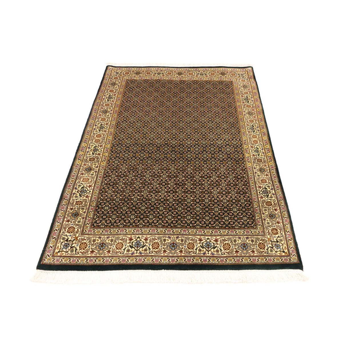 Perzisch tapijt - Tabriz - Royal - 144 x 106 cm - olijfgroen