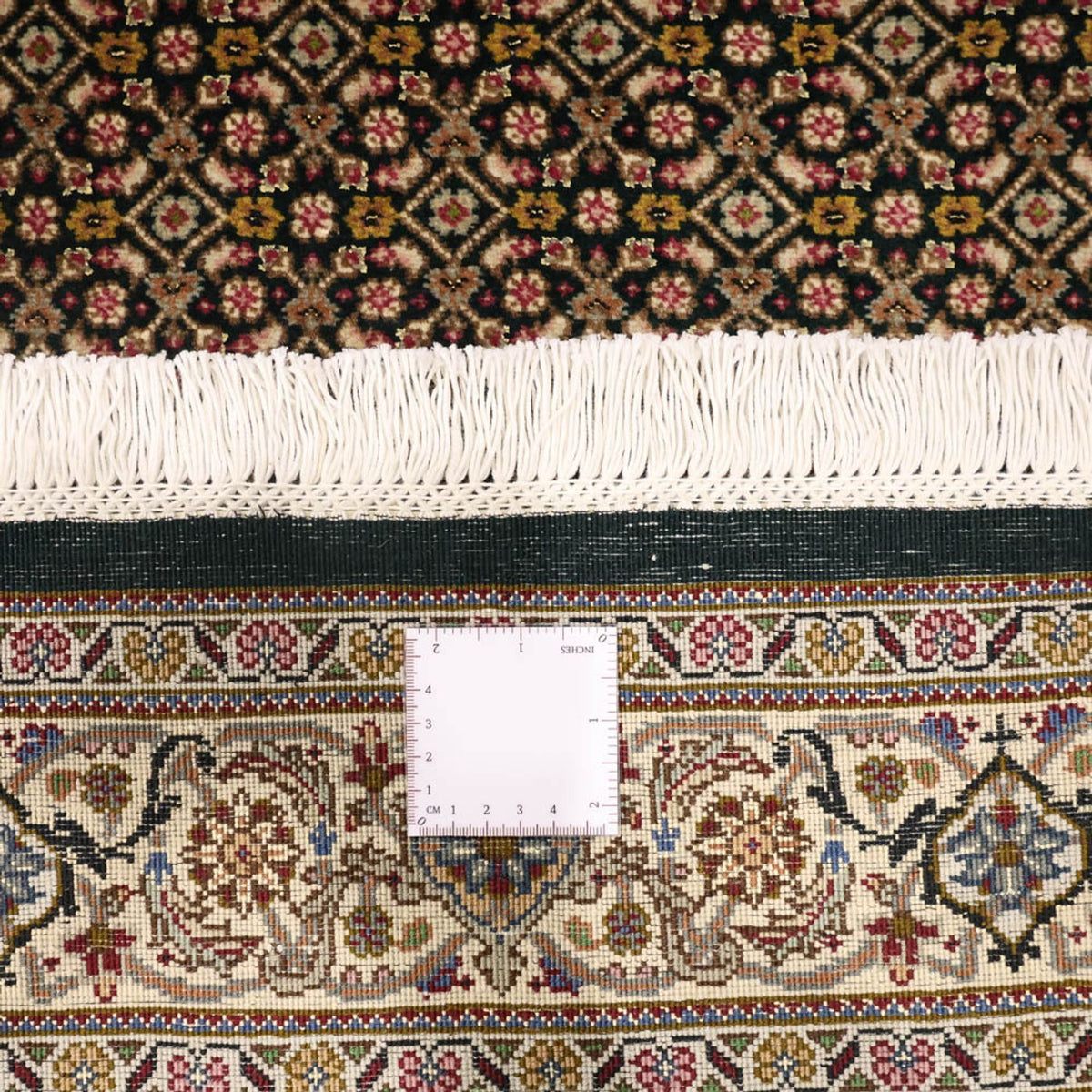 Perzisch tapijt - Tabriz - Royal - 144 x 106 cm - olijfgroen