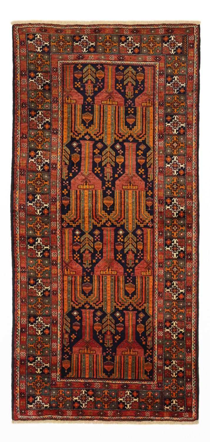 Loper Baluch tapijt - 237 x 113 cm - terracotta