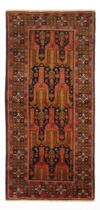 Loper Baluch tapijt - 237 x 113 cm - terracotta