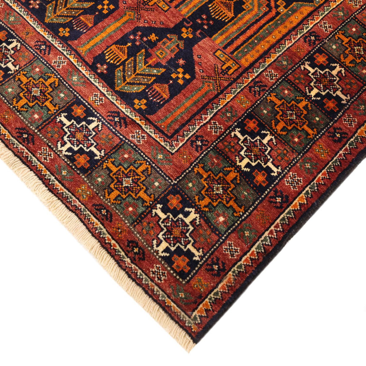 Loper Baluch tapijt - 237 x 113 cm - terracotta