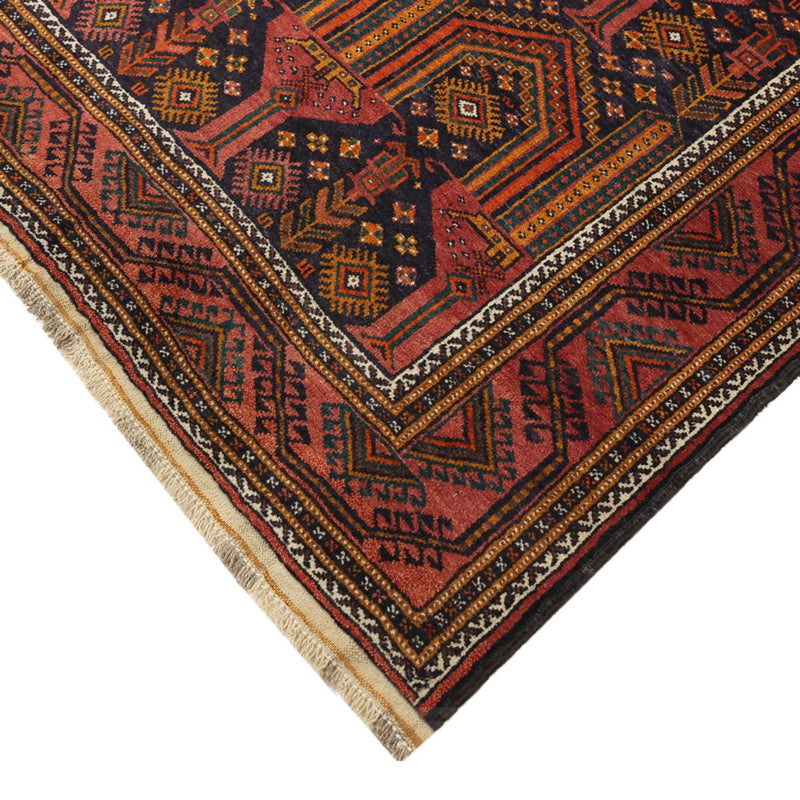 Loper Baluch tapijt - 249 x 113 cm - donkerblauw